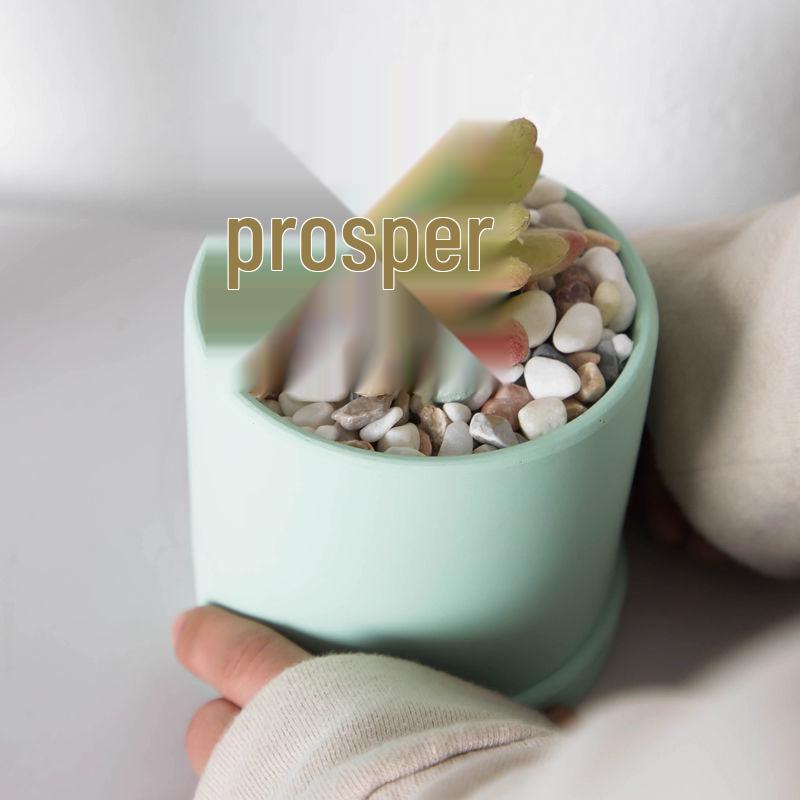 Morandi Colorful Ceramic Cylinder Flower Pots with Saucers for Indoor/Outdoor Plants