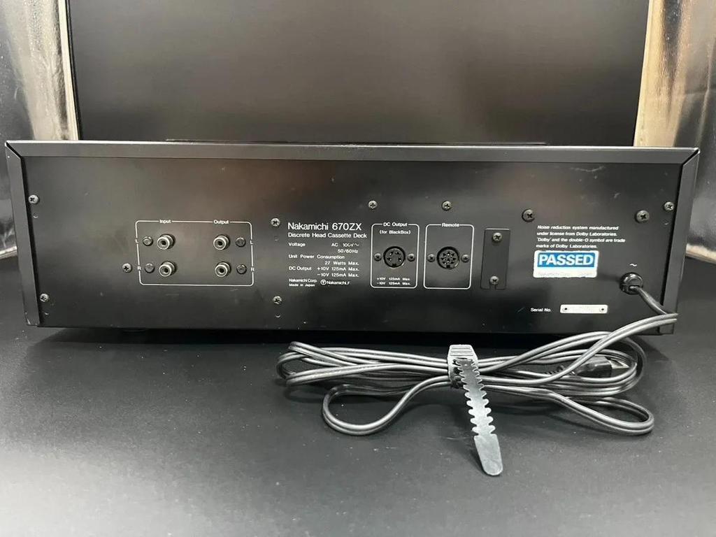 Nakamichi 670ZX Discrete Head Cassette Deck