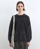 INSILENCE Stone Washed Pullover Washed Black