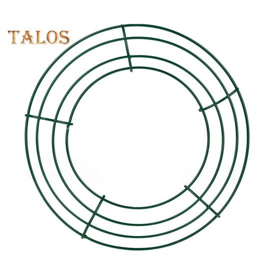 20cm/25cm Metallkransramme Trådring Blomsterkransholder DIY Kranslagingstilbehør for Festival Bryllupsfest