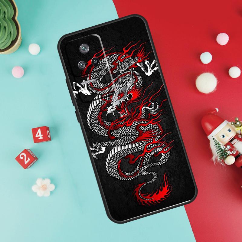 Japanese Dragon Art Funda For Xiaomi 17 Pro Max 13 14 15 Ultra 14T 15T Pro POCO F7 F5 F6 X3 X5 X6 X7 Pro Case