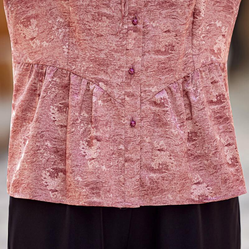 Pa Si Te Women's Chinese Style Summer Top & Pants Set