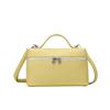 2026 New Women's Bag Fashionable, Fresh, Minimalist Solid Color Textured Single Shoulder Crossbody Handbag Small Square Bag