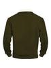 Men's Waffle Knit High Collar Half-Zip Pullover Sweatshirt - Autumn Casual Outdoor Style