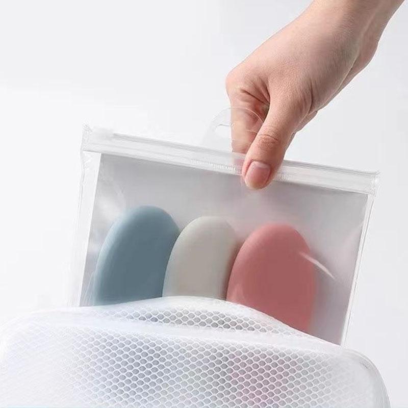 3Pcs Soft Silicone Refillable Bottles Set Lotion Shampoo Squeeze Tube Container Empty Bottle Travel Botttle Beauty Makeup Tools