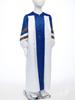Kinderen Halloween Kostuum Priester Gewaad: Color Block Ritssluiting Badjas met Geborduurde Strepen voor Koor Themafeest
