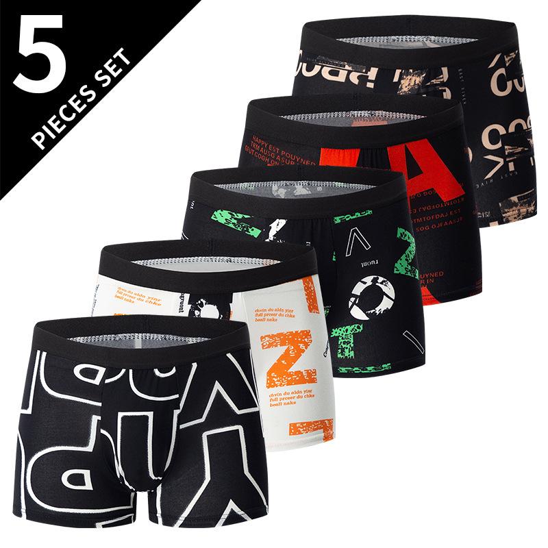 10-Pack Fashionable Printed Men's Briefs Casual Fashion Shorts