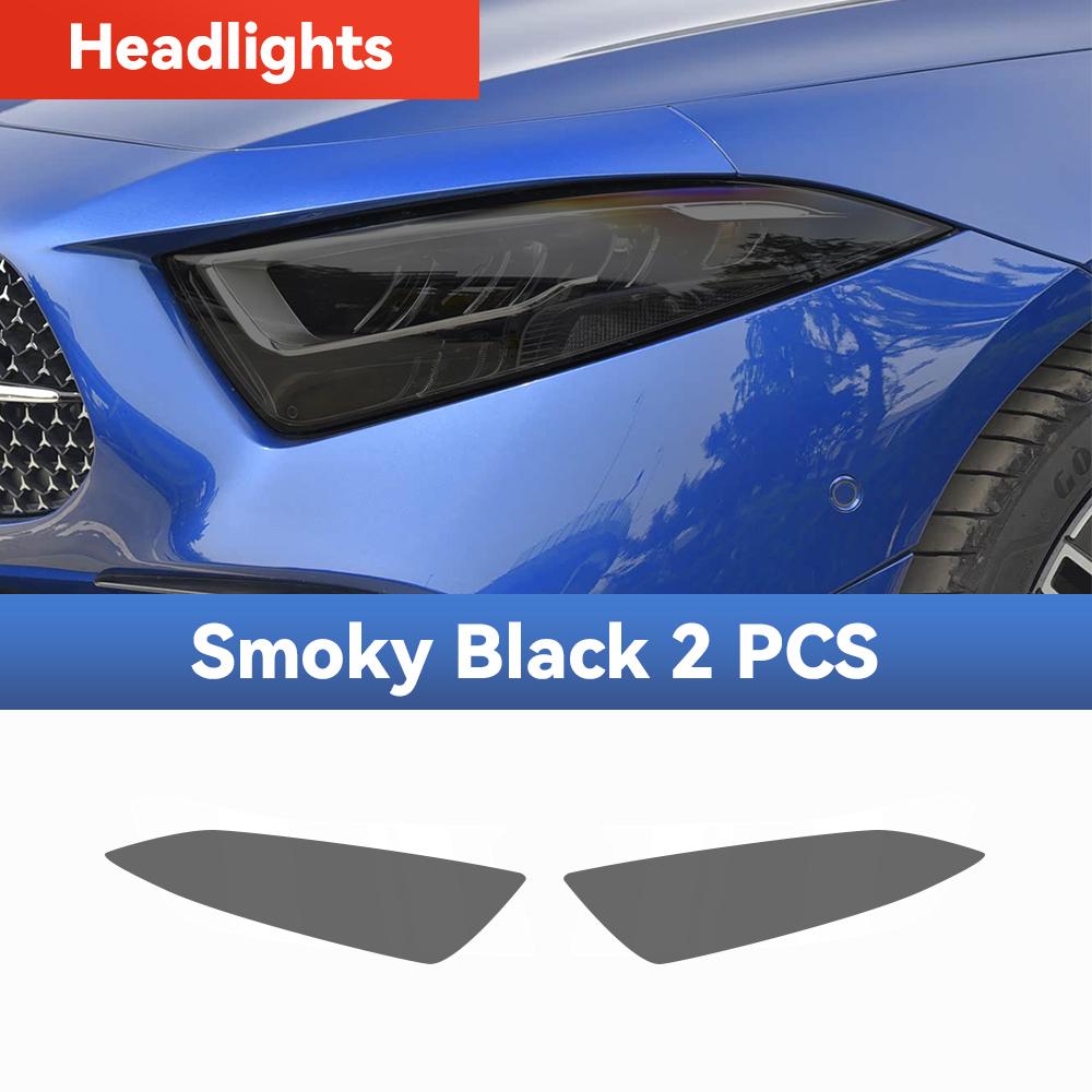 For Mercedes Benz AMG CLS 63 2018-2025 TPU Headlight Anti-Scratch Black Transparent Modification Color Changing Protective Film