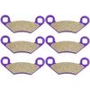 OCPTY Brake Pads Fit for Polaris Predator 500 2003 2004 2005 2006 2007, for Polaris Predator 500 Troy Lee Edition 2004 2005 2006, Front and Rear