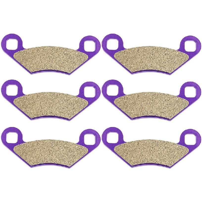 OCPTY Brake Pads Fit for Polaris Predator 500 2003 2004 2005 2006 2007, for Polaris Predator 500 Troy Lee Edition 2004 2005 2006, Front and Rear