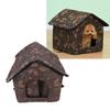 Outdoor Cat House Water Proof Cloth Weather Proof Insulated Pet Shelter Dog House for Outside Pets In Winter