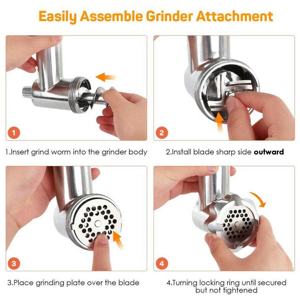 Metal Food Stainless Vertical Type Supplies Sturdy Wear-resistant Grinding Device DIY Multi-functional Kitchen Tools