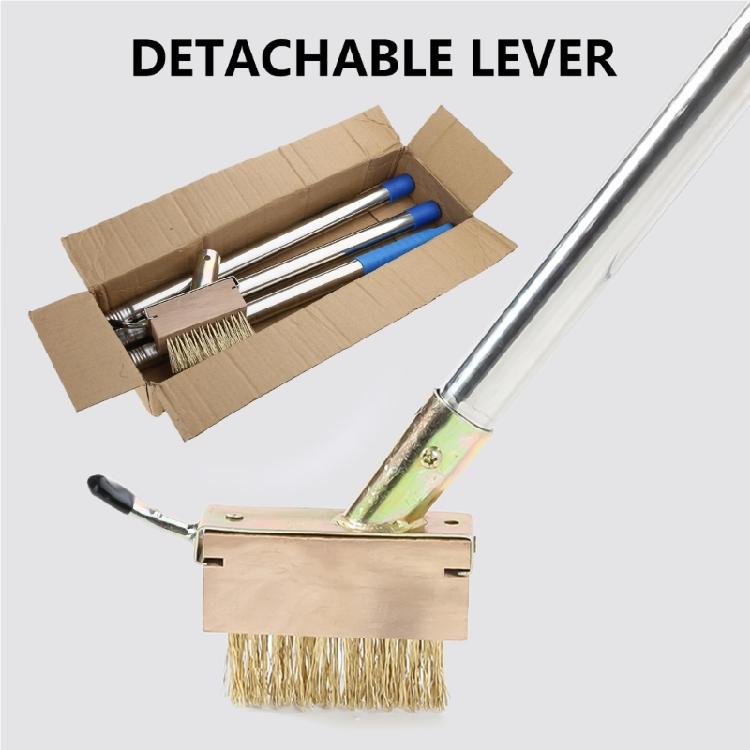 Ergonomic Stainless Steel Weeding Tool, Modulars Poles for Easy Adjustment Crack Weeder for Outdoor Groundskeeping