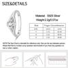 925 Sterling Silver V-Shaped Solitaire Ring Paved CZ Accent Minimalist Statement Ring for Women Daily Wear Trendy Jewelry