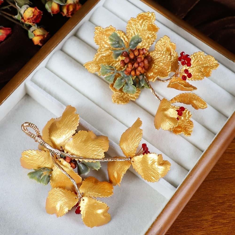 Headwear Chinese Ancient Hairpins Beautiful Exquisite Fairy Side Clips  Cheongsam Decorations