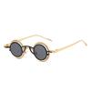 New Retro Round Two In One Pure Titanium Women Sunglasses Y2K Personality Steampunk Style High Quality Men Gafas De Sol UV400