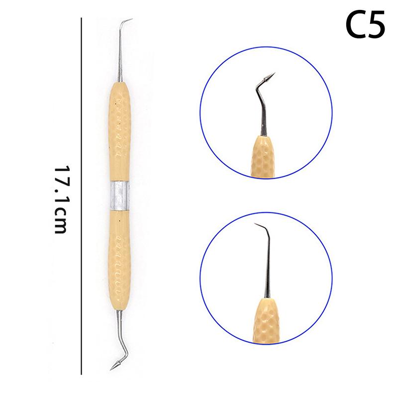 Zahnmedizinische doppelseitige Silikonharz-Füllspatel Kompositfüllung Chirurgische Instrumente Füllungen Zahnarztzubehör Zahnarztwerkzeug