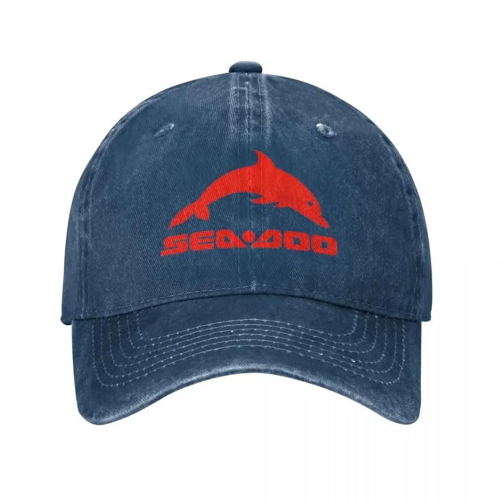 Seadoo Boats Unisex Style Baseball Caps Distressed Denim Washed Hats Cap Vintage Outdoor All Seasons Travel Sun Cap