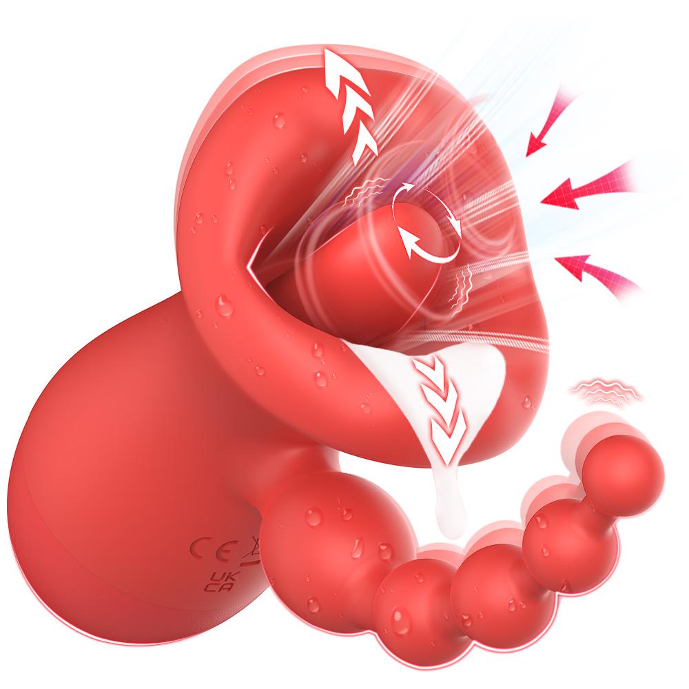 Sucking Sex Toy 10 Tongue Licking Vibrator for Women Mouth Clit Sucker Oral Nipple Vibrators Female Sex Toys Adult Products