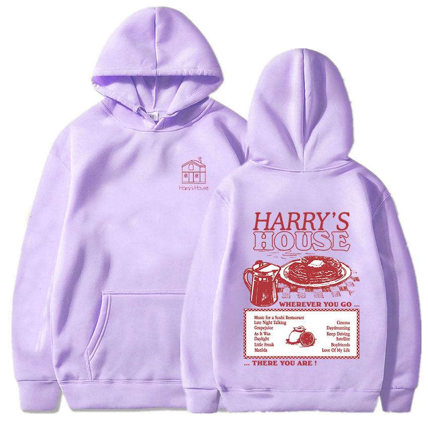 Sudaderas Kid Harpoon Hoodies Harry's House Long-sleeved Gothic Soft Sweatshirt With Pocket Grunge Clothes Moletom Fleece Hoody