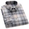 5XL Men Shirt Long Sleeve Slim Fit Cotton Oxford  Classic Stripes Shirt Men Long Sleeve Plaid Shirts Casual Business Soft Cozy