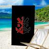 Football Club Printed Beach Towel, Super Soft Microfiber, Perfect Gift Birthday, for Pool, Beach, Travel, for family and friends