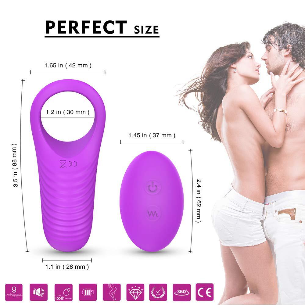 Vibrating Cock Rings Male Delay Ejaculation Penis Ring Sex Toy