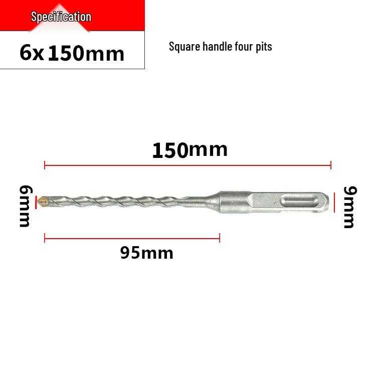 

Круглий та квадратний хвостовик свердло по бетону для стінового буріння