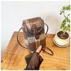 Women's Woolen Plaid Crossbody Mini Phone Bag - Lock Design 2025 Edition