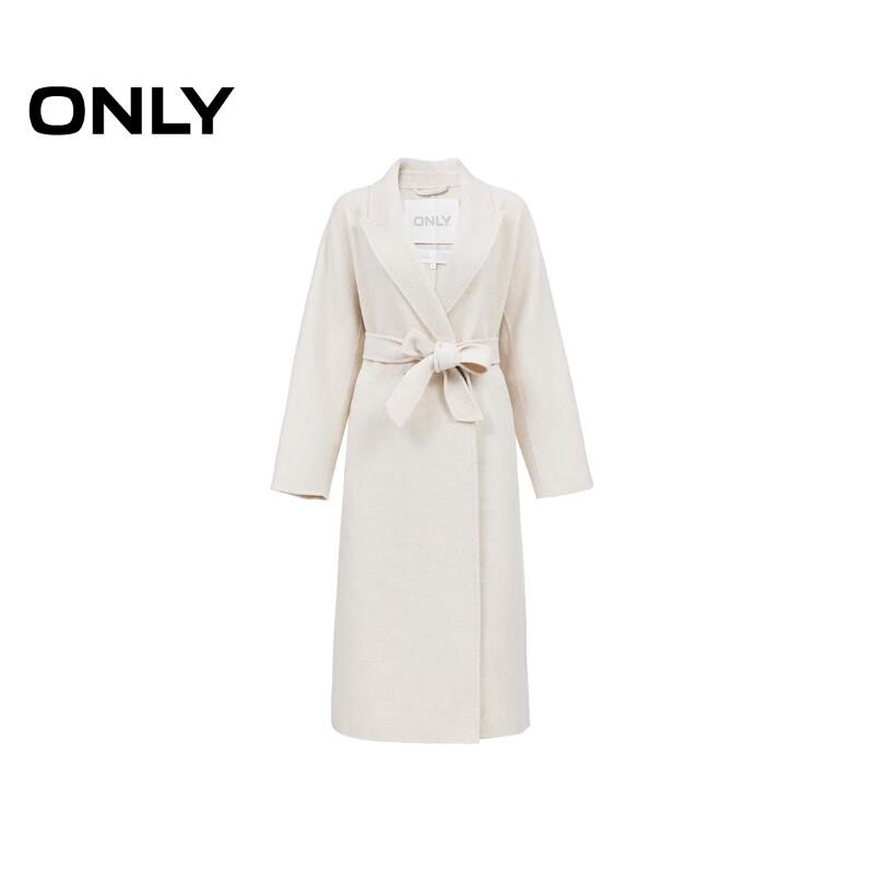 ONLY Women's Double-faced Wool Blend Lapel Coat