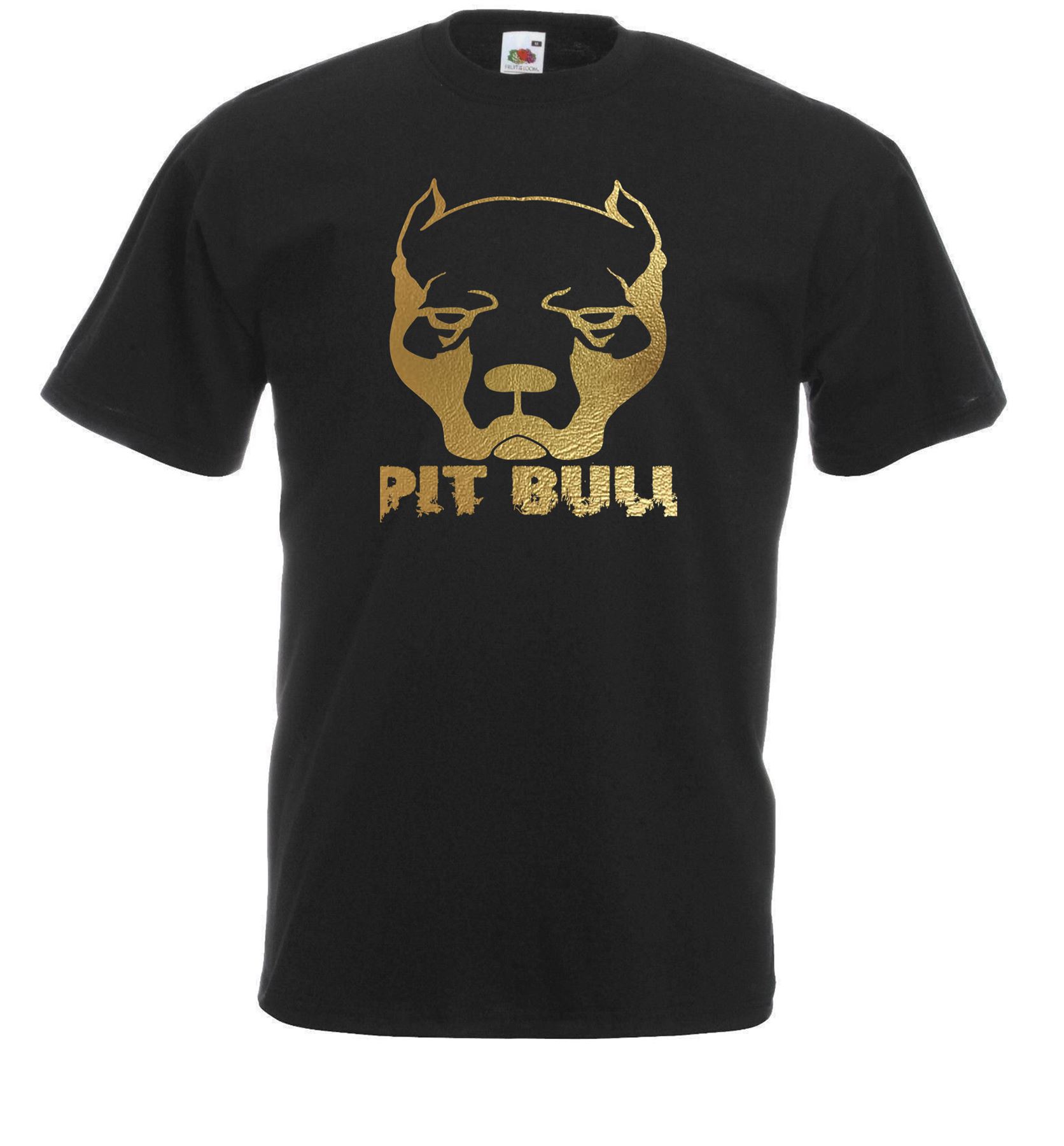 Unisex Black Pitbull Terrier Dog Lover Canine Animal TShirt 2XL
