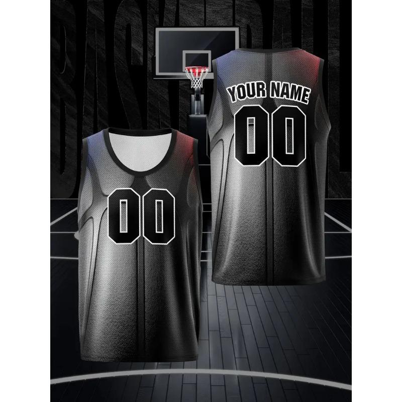 2025 New Customization Name And Number Men Vest 3D Full Printed Fashion Basketball Tank Tops Sportswear Custom DIY Fit Team Tops