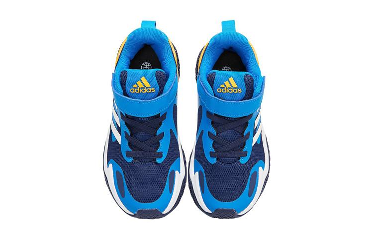 adidas 4Uture Rnr El K Comfortable Slip Resistant, Abrasion Resistant, Lightweight Sports Casual Shoes Blue White Kids' GZ5861