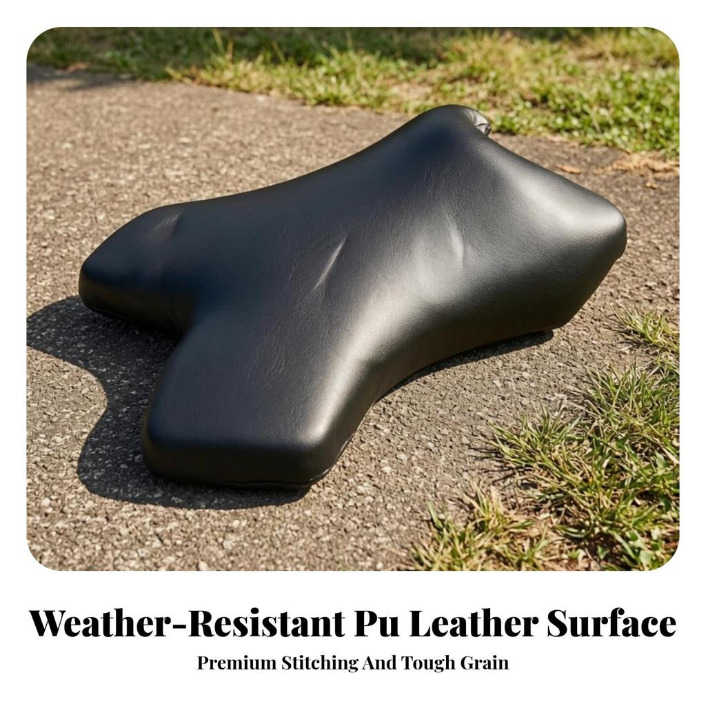 Motorcycle Saddle Pad Comfortable Front Seat with Mounting Points Soft