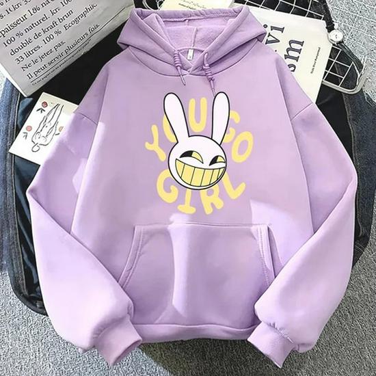 Women's Harajuku Rabbit Hoodie - Fun & Fashionable