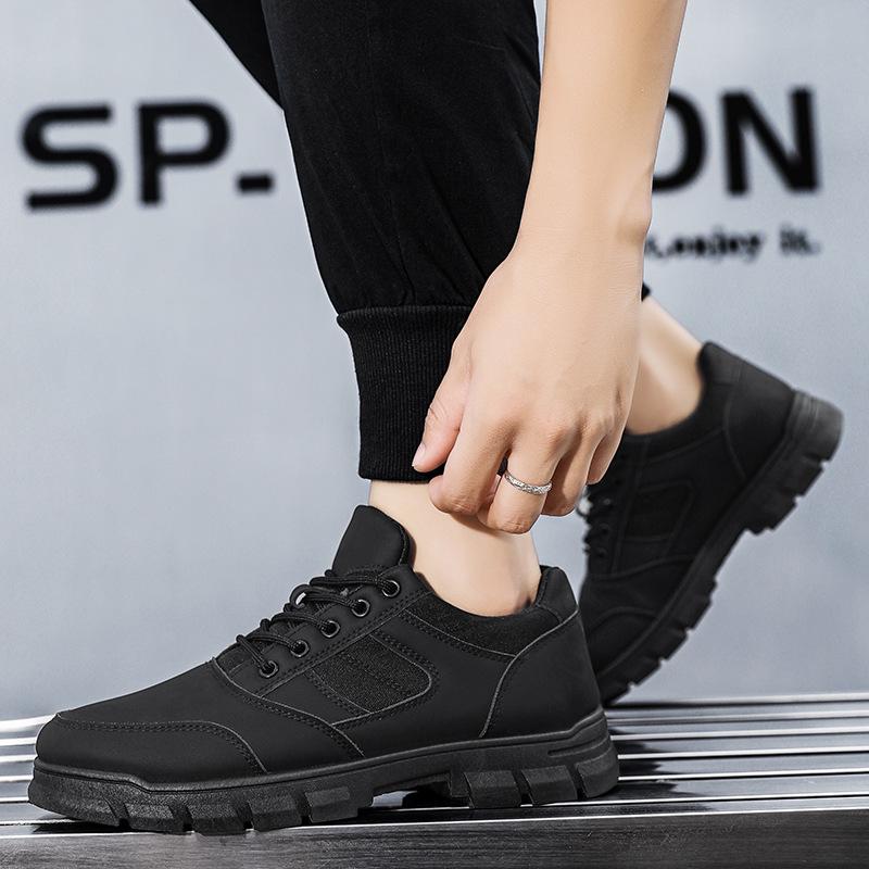 Herren Große Größen Atmungsaktive Lässige Baumwoll-Arbeitsschuhe für Herbst/Winter - Sportliche & Trendige Arbeitsschutzschuhe