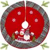 Red Christmas Tree Rug 80cm