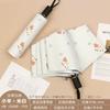 Female Student Print Foldable Dual-Purpose Sun-Proof Umbrella
