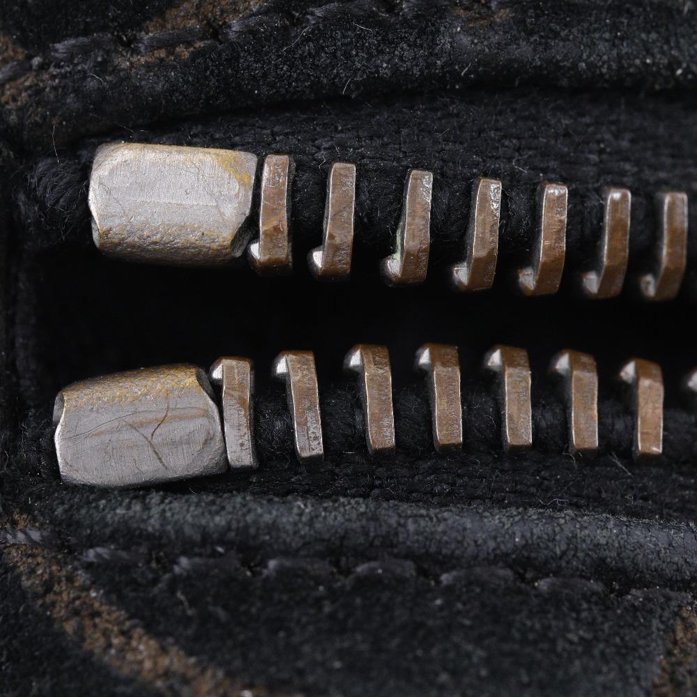 CHANEL Camelia Tote Bag ChainShoulder black Suede Women Used