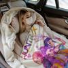 1Pcs K Pop Demon Hunter Warmth Flannel Blanket Cover Soft Multifunctional Decorative Blanket Universal Throw Blankets Fans Gifts