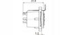 Roxtone RX3FD-BG - panel mount XLR socket