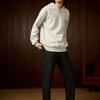 Skechers Pullover Hooded Comfortable Long Sleeve Sweatshirt Unisex sweatshirt Beige L324U099-0046