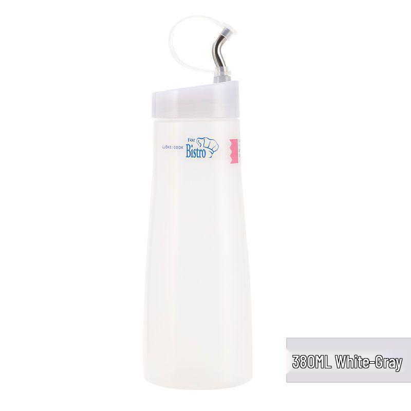 Japanese Style Squeeze Bottle Set - Plastic Vinegar, Oil, Sauce Dispenser with Pointed Nozzle for Commercial and Household Use.