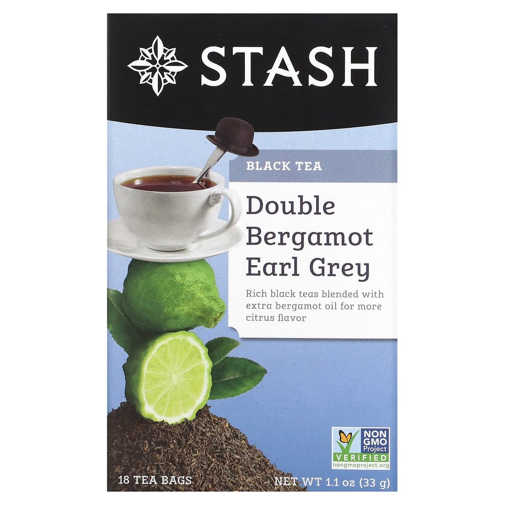 iHerb Starcity Double Bergamot Earl Grey Black Tea Bags 18 Count 33g (1.1oz)
