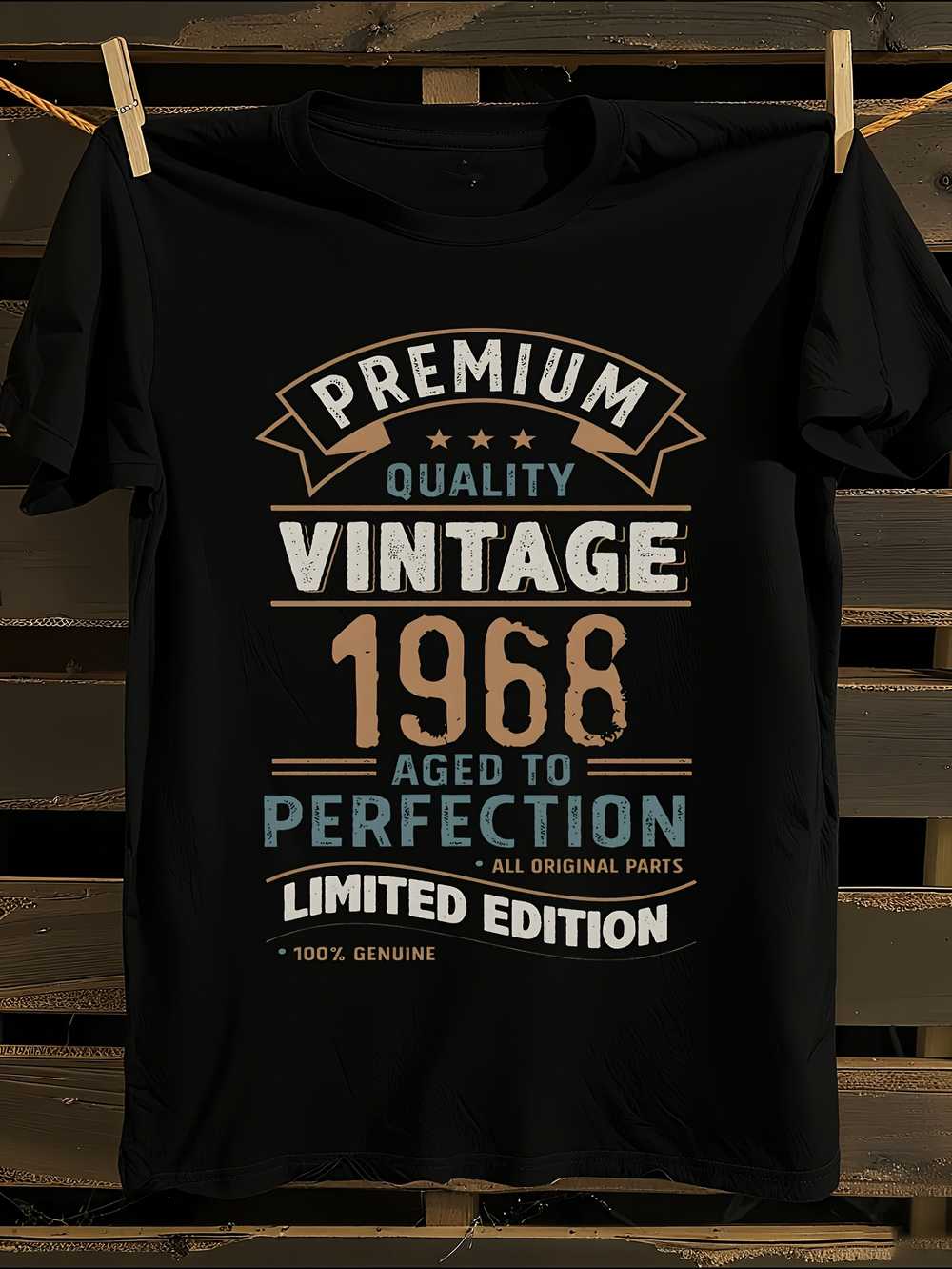 Vintage 1968 Limited Edition 56th Birthday T-Shirt M