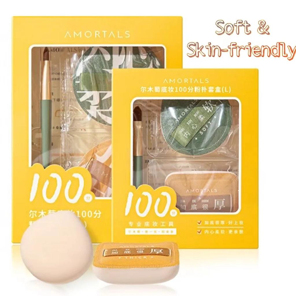 Weiblicher Make-up-Schwamm und Pinsel Kosmetik Puderquaste Set Make-up-Produkte Gesicht Foundation Beauty-Tools Make-up-frei