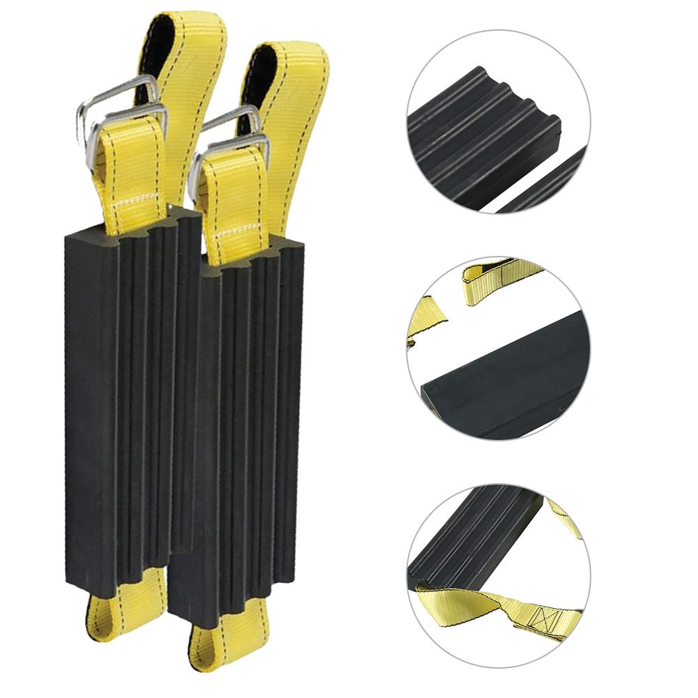 2 Stück Schnee Anti-Rutsch Reifenblöcke Schlamm Sand Reifen Traktionshilfe Schnee Schlamm Sand Reifenkettengurte zum Freikommen aus Schnee Schlamm Sand