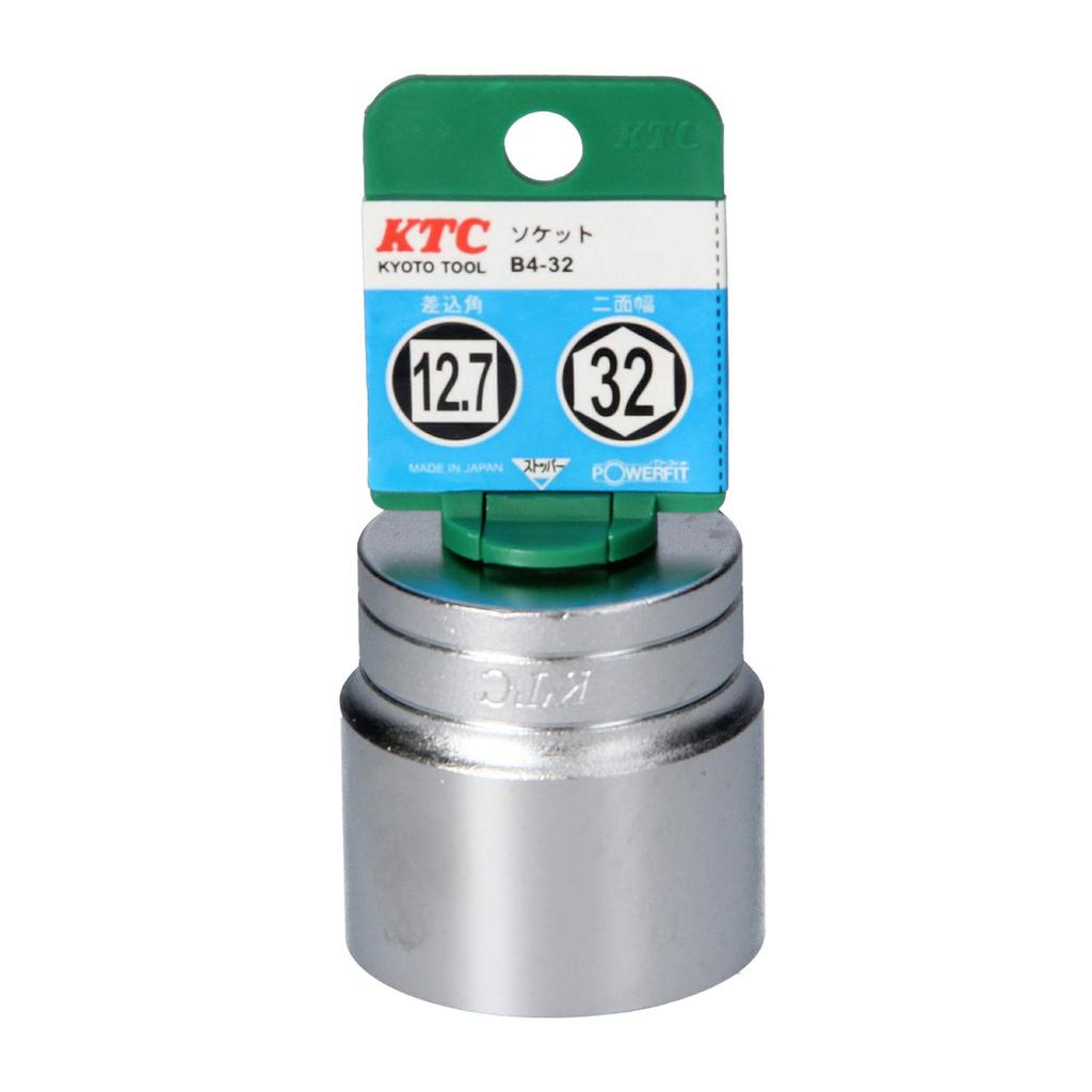 Kyoto Machine Tool Drive (KTC) Socket, Hexagonal, B4-32-H, Size 12.7mm