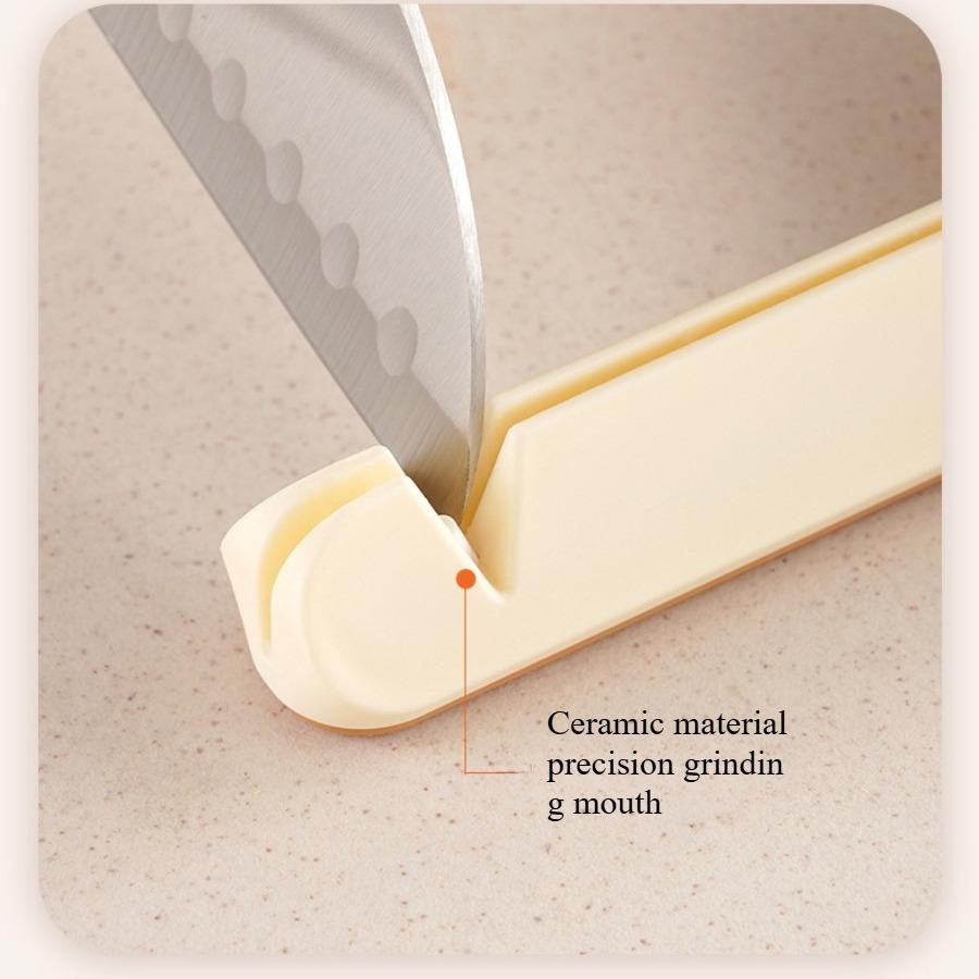 Knife Back Handguard Ceramic Sharpening Tool Silicone Material Anti Cutting Hand Multifunctional Bone Cutter Kitchen Accessories