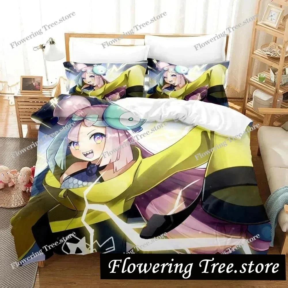 Anime Kawaii Chicas Iono Juego de Ropa de Cama Individual Twin Full Queen King Size Juego de Cama para Dormitorio de Adulto Niño Funda Nórdica Juegos Para Textiles del Hogar